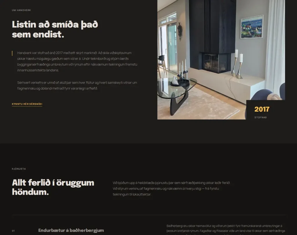 Kynning á Handverki og heildarlausninni á handverkehf.is
